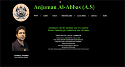 Desktop Screenshot of anjumanalabbas.com